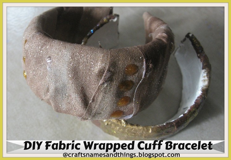 How to: make a fabric bracelet. DIY: Turn Plastic Bottles into Fabric  Bangles Bracelets