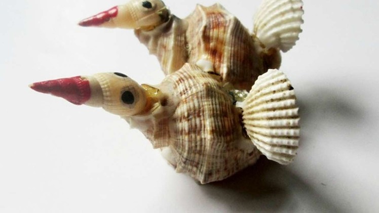 How To Make  Beautiful Sea Shell Birds - DIY Crafts Tutorial - Guidecentral