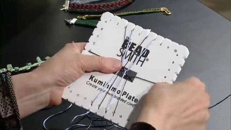 How to Use a Square Kumihimo Plate - DIY Braided Jewelry Tutorial