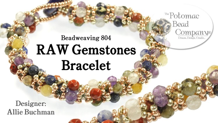 Make a " RAW Gemstones " Bracelet