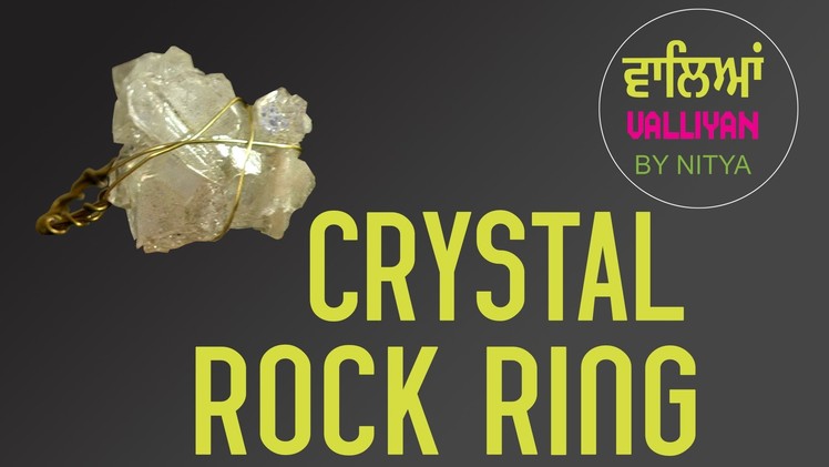 Make Your Own Accessories || Crystal Ring || Nitya Arora || DIY