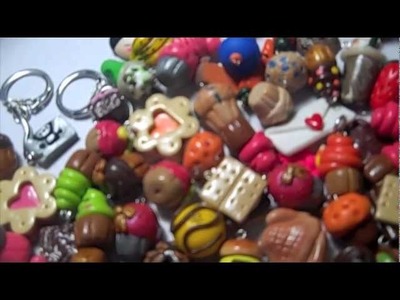 Polymer  clay chibi cupcake geekery charms update 2
