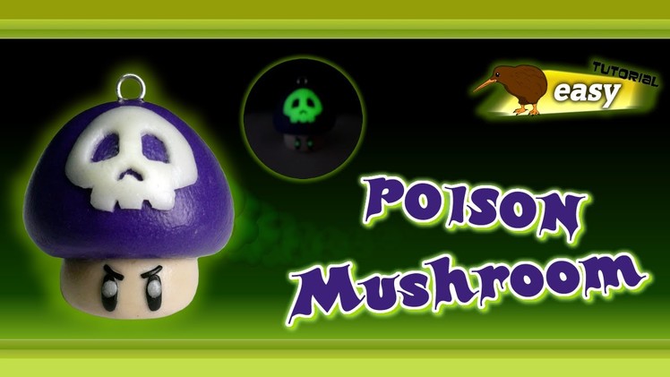 Polymer Clay Fimo - Mario Bros Poison Mushroom - *easy Tutorial*