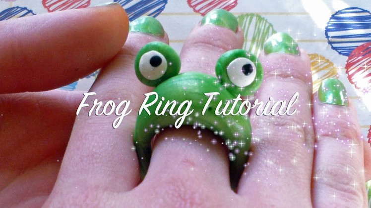 Polymer Clay Frog Ring Tutorial