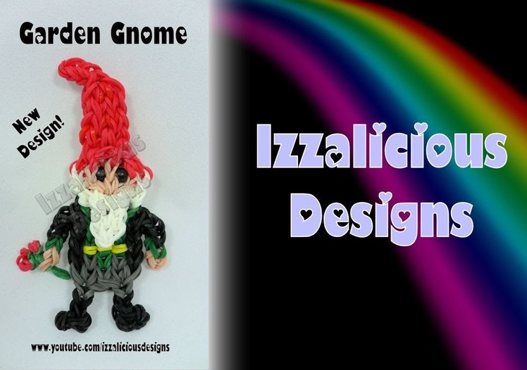 Rainbow Loom Garden Gnome NEW VERSION! Action Figure.Charm - Gomitas