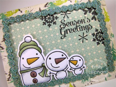 Season's Greetings with Paper Smooches' Fresh Snow