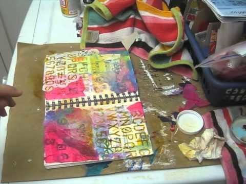 Spread your wings - art journal page
