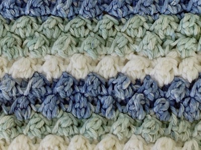 Stitch Repeat Berry Stitch Free Crochet Pattern - Left Handed
