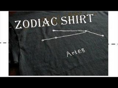 Zodiac Constellation Shirt; D.I.Y