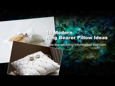10 Modern Ring Bearer Pillow Ideas - TWIS Weddings - Wedding Ideas