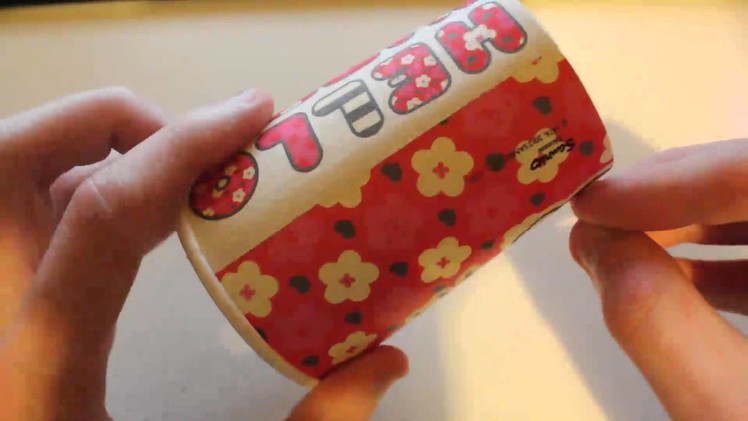 ASMR - Tapping.Scratching on a paper cup