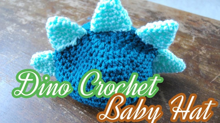 Crochet Dino Wedge Hat