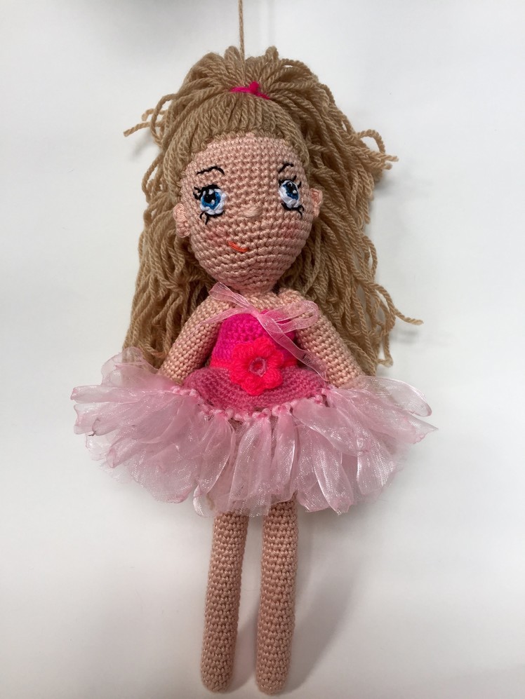 Crochet Doll Dress Tutorial