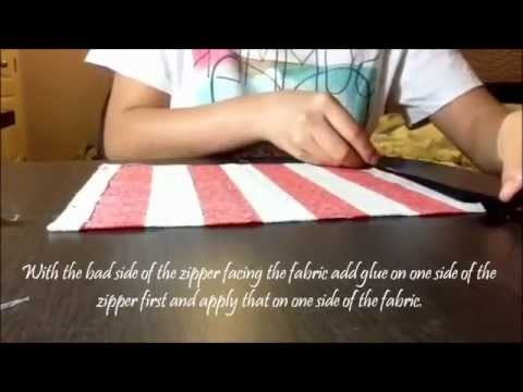 DIY No-Sew Pencil Case