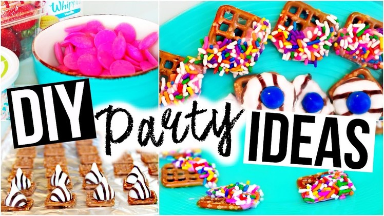 DIY PARTY IDEAS ♡ Snacks, Drinks & More!