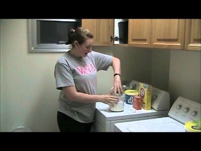 Homemade Laundry Detergent Recipe- No Borax