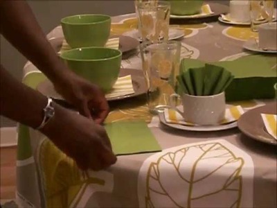 How to create Spring Table Setting - Lemon Lime theme