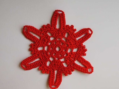 How To Crochet  Cute Motif "Snowflake" - DIY Crafts Tutorial - Guidecentral