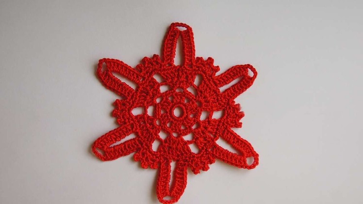 How To Crochet  Cute Motif "Snowflake" - DIY Crafts Tutorial - Guidecentral