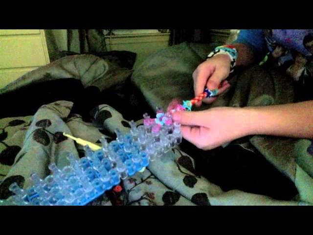 How to make a rainbow loom pencil grip