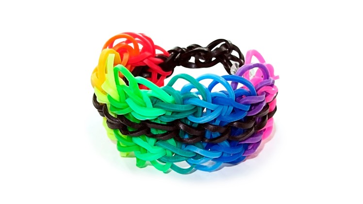 How To Make A Rainbow Loom X-Lace Bracelet