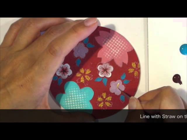 How to make Japanese Wagara Painting Lesson 2