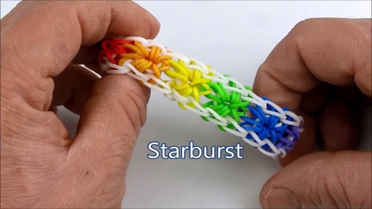How to make the Starburst bracelet on the Rainbow Loom