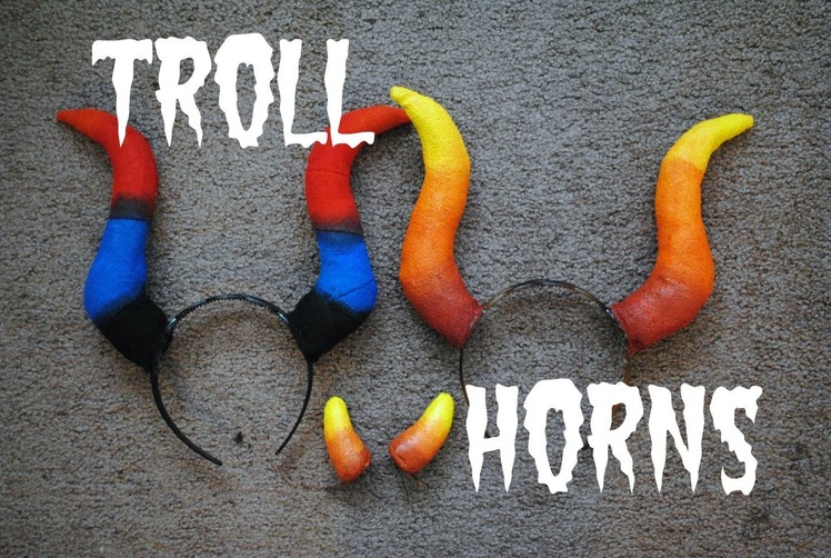 How to Make Troll Horns OUT OF FABRIC