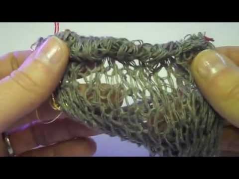How to seam the ends of Celeste yarn from S. Charles Collezione