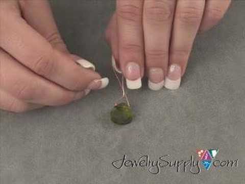 How to wire wrap a briolette - Jewelry Making