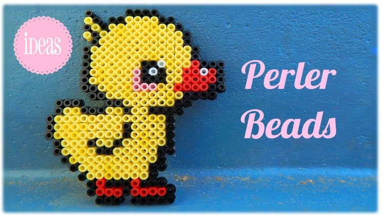 Kawaii Duck in Perler Beads | Ideas and Inspiration |