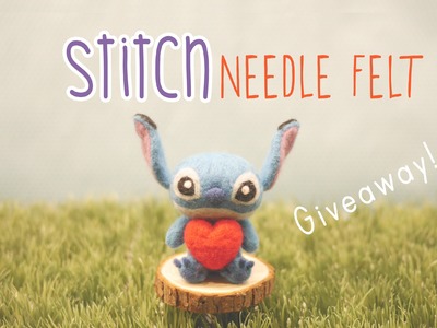 Needle Felted Stitch Tutorial - Giveaway [CLOSED]