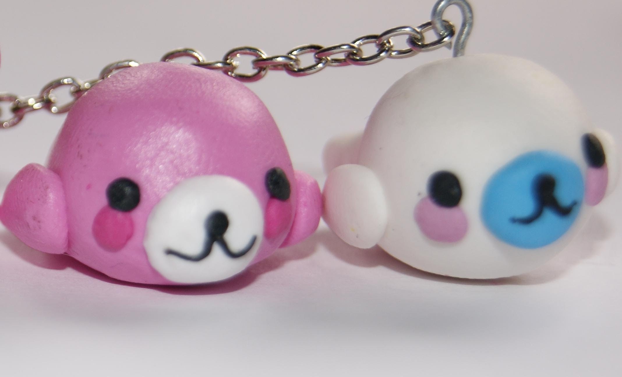 Pink Mamegoma: Polymer Clay