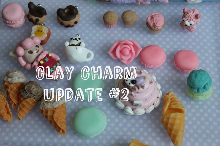 Polymer Clay Charm Update #2 - Birthday Cake!