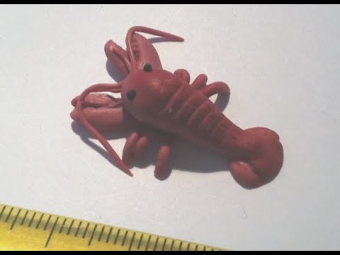 Polymer Clay Miniature - Lobster