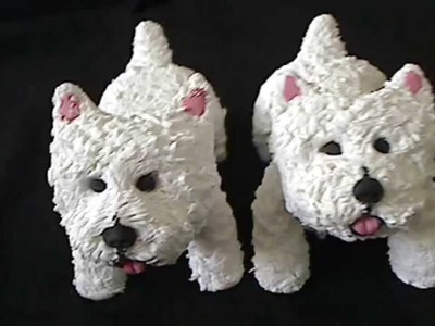 Polymer Clay Westie Ornaments   Copy