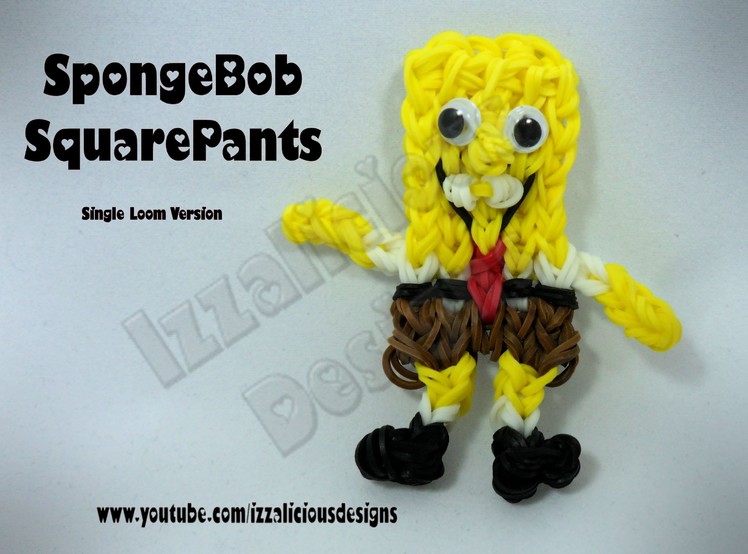 Rainbow Loom SpongeBob SquarePants Action Figure.Charm - Gomitas