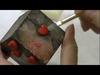 Sculpting Polymer clay Hearts for Red Queen Art Doll Bust