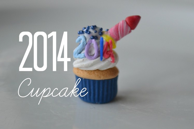 2014 New Year Cupcake Polymer Clay Tutorial!