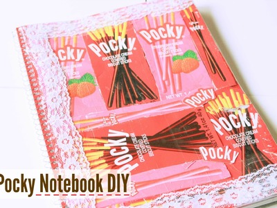 BACK TO SCHOOL: Pocky Notebook DIY