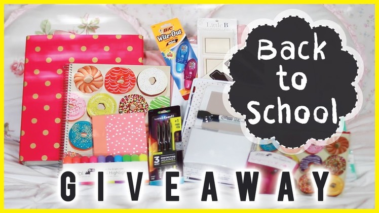 ♥ Back to School Supplies Haul + Giveaway! ♥| ilikeweylie