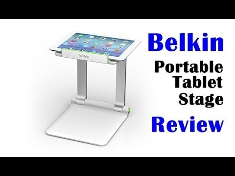 Belkin Portable Tablet Stage Review (record Rainbow Loom Tutorials with iPad)