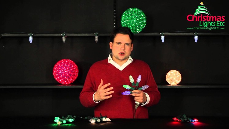 Christmas Light Decorating Ideas: Twinkle Christmas Lights and Color Change Lights