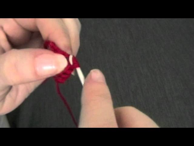 Crocheting in rows starting with a chain