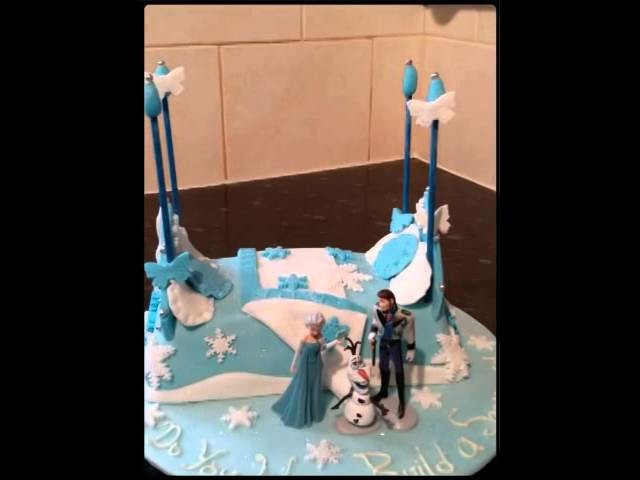 Disney's Frozen Elsa's Bed Cake my creation  (Created with