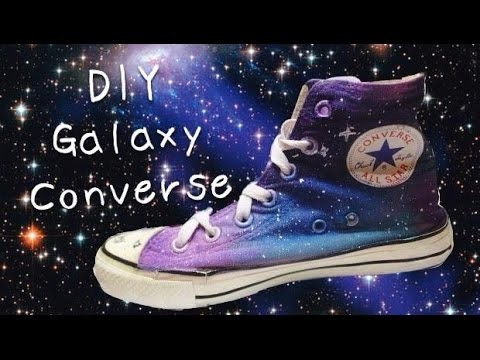 DIY Galaxy Converses(acrylic)