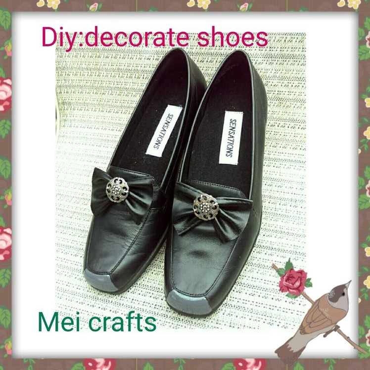 Diy: how to decorate plain shoes