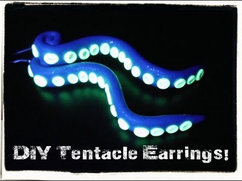 DIY Tentacle Earrings!