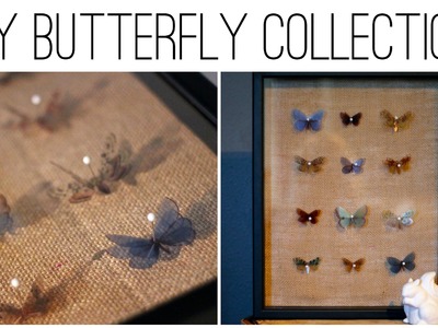 DIY Vintage Butterfly Collection