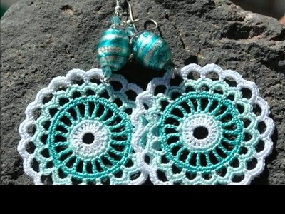 Free crochet earrings tutorial